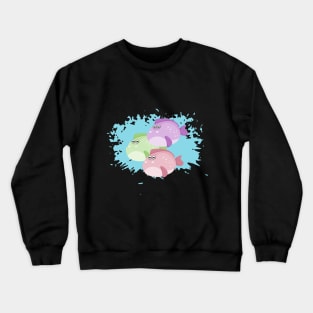 fat fish aquatics Crewneck Sweatshirt